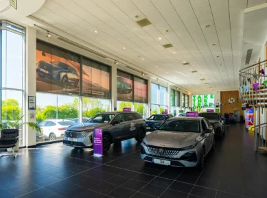 Joe Norris Motors showroom