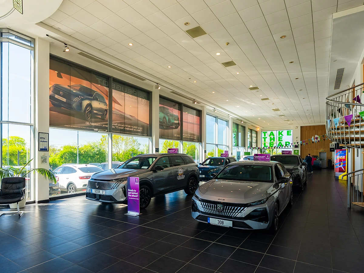 Joe Norris Motors showroom