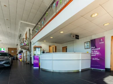 Joe Norris Motors showroom