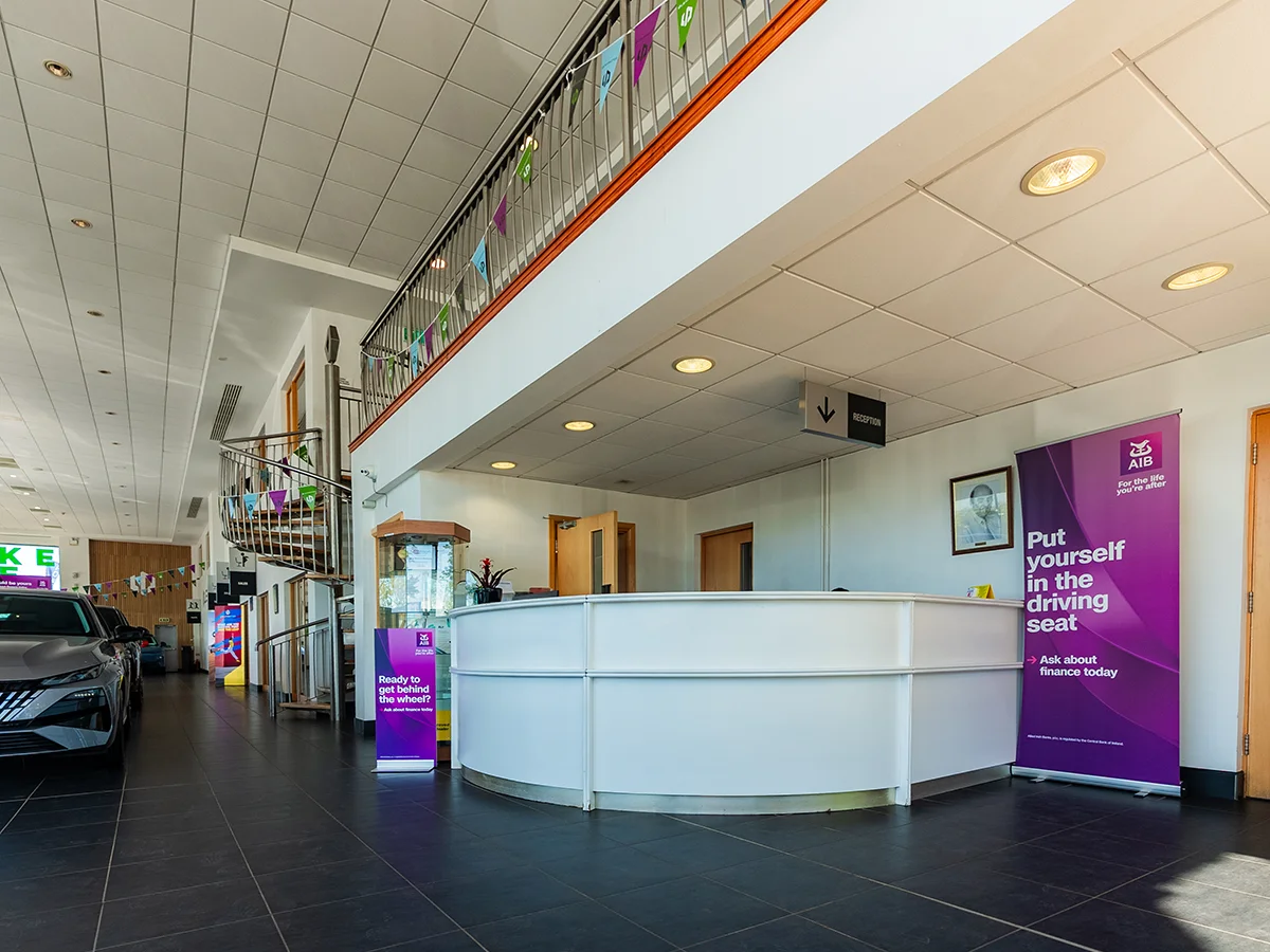 Joe Norris Motors showroom